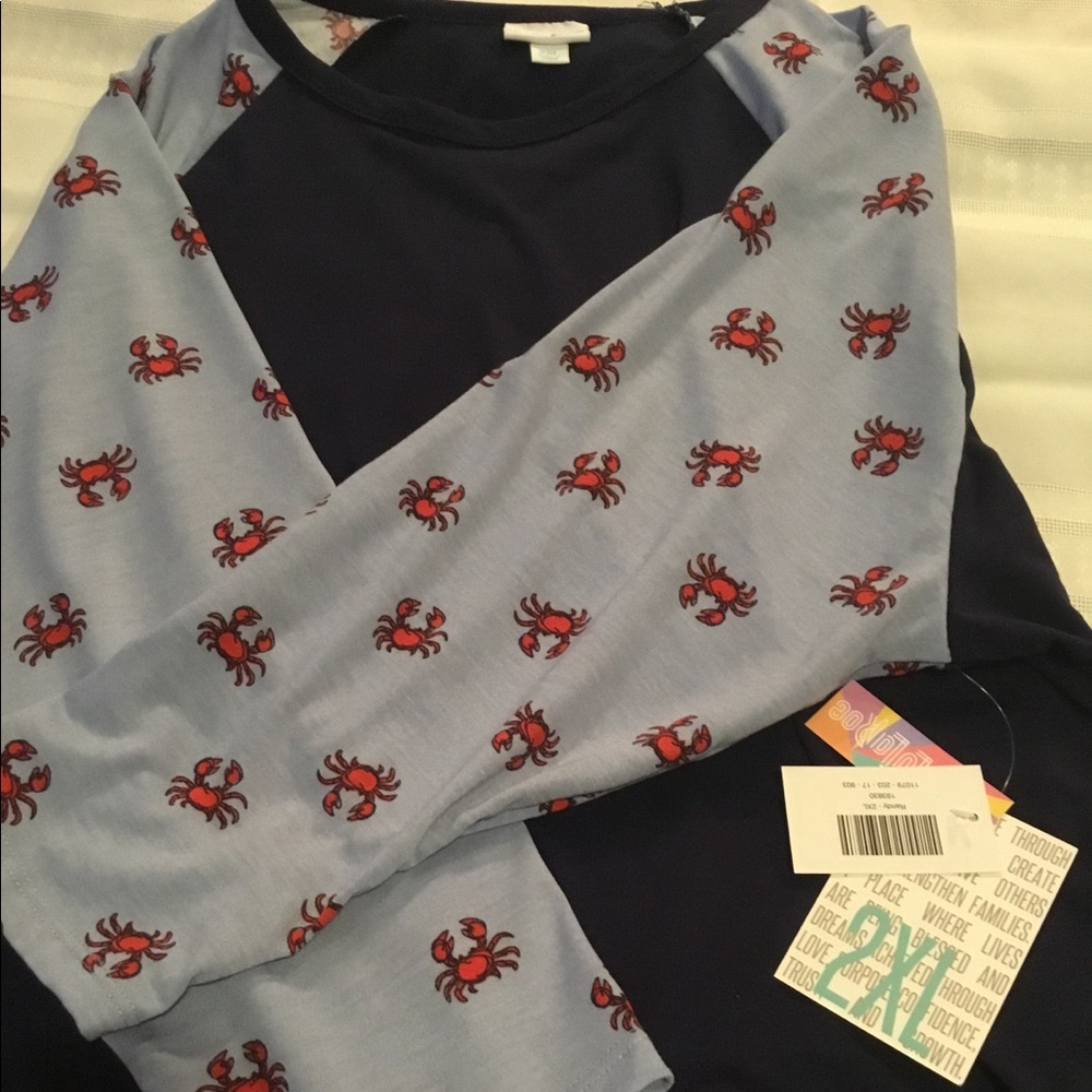 Lularoe Crab Randy NWT